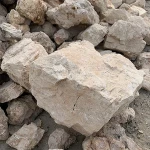 Hot selling raw refractory metallurgy block black gray calcined price bauxite