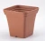 Import hot selling rectangle plastic flower pot  indoor square plastic pots 68/128 from China