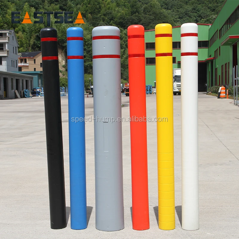 Hot Selling Traffic Barrier Parking Plastic Pipe Bollard Cover