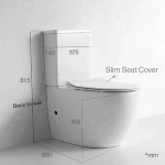 Hot Selling Watermark Australian Standard Toilet bowl nano glazed toilet