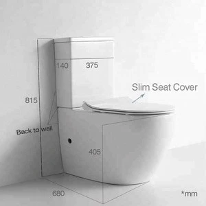 Hot Selling Watermark Australian Standard Toilet bowl nano glazed toilet