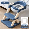 Hot toddler bathroom products folding potty training children toilet seat with ladder