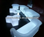 hotel lobby sofa/ illuminated sofa / glowing LED sofa YM led furniture