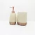 Import Household ensemble Four piece pure color gold line Chinese cement bathroom accessories from China