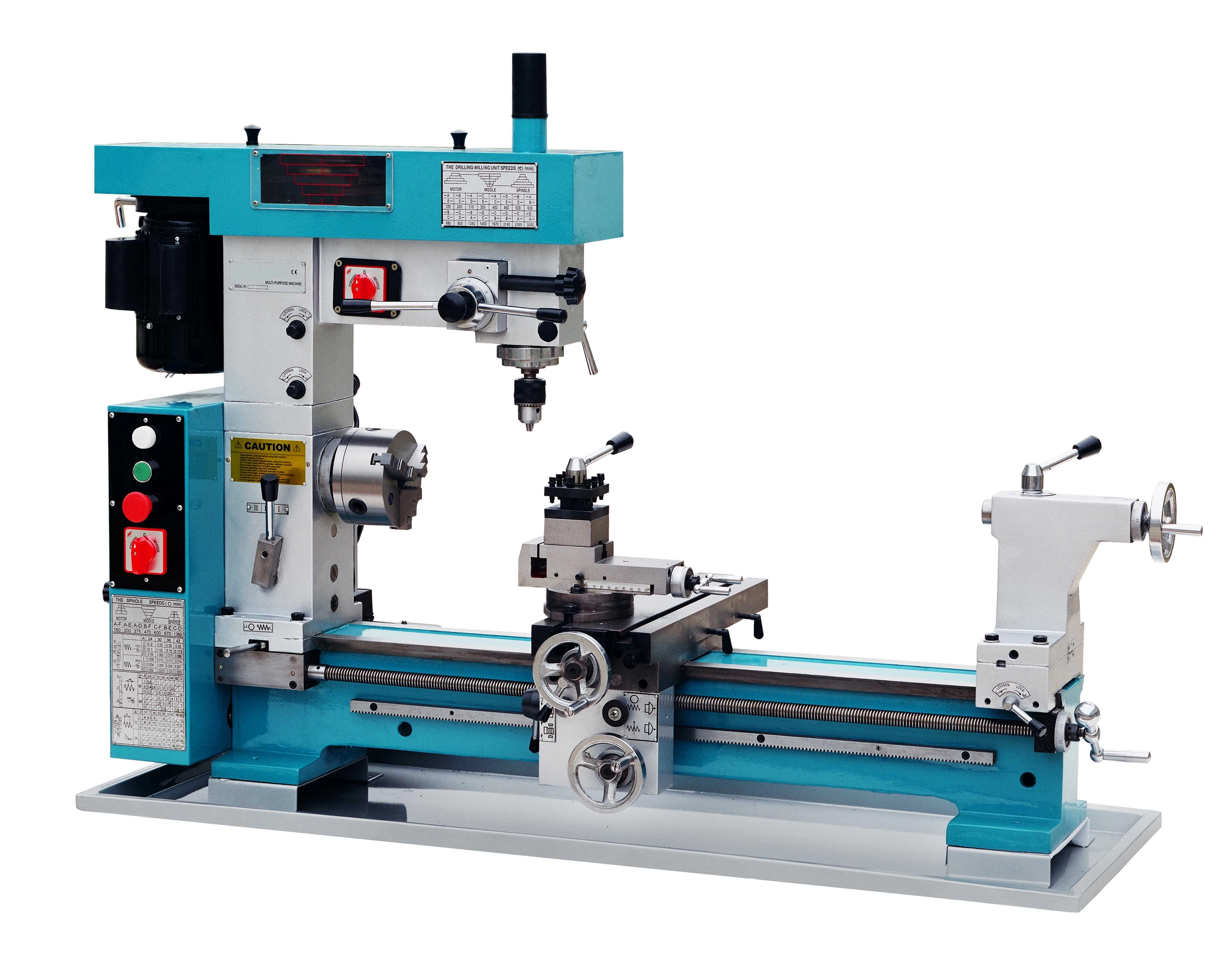 HQ800 Multi purpose Small  type drilling milling combo turning multipurpose machine tools
