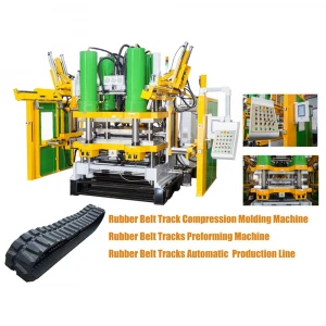 Huayi 480ton rubber track belt vulcanizing machine compression molding machine rubber product making machinery