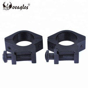 Hunting Accessories 25mm Tactical Airsoft Rifle Gun Double Ring Scope Mount