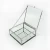 Import HX-8051 Wholesale High quality custom square small glass jewelry box from China