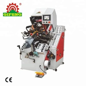 Hydraulic auto-cementing toe lasting machine QF-739DA(MA) footwear making machine