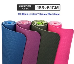 Indoor sports Durable double sides non-slip washable fitness yoga mat