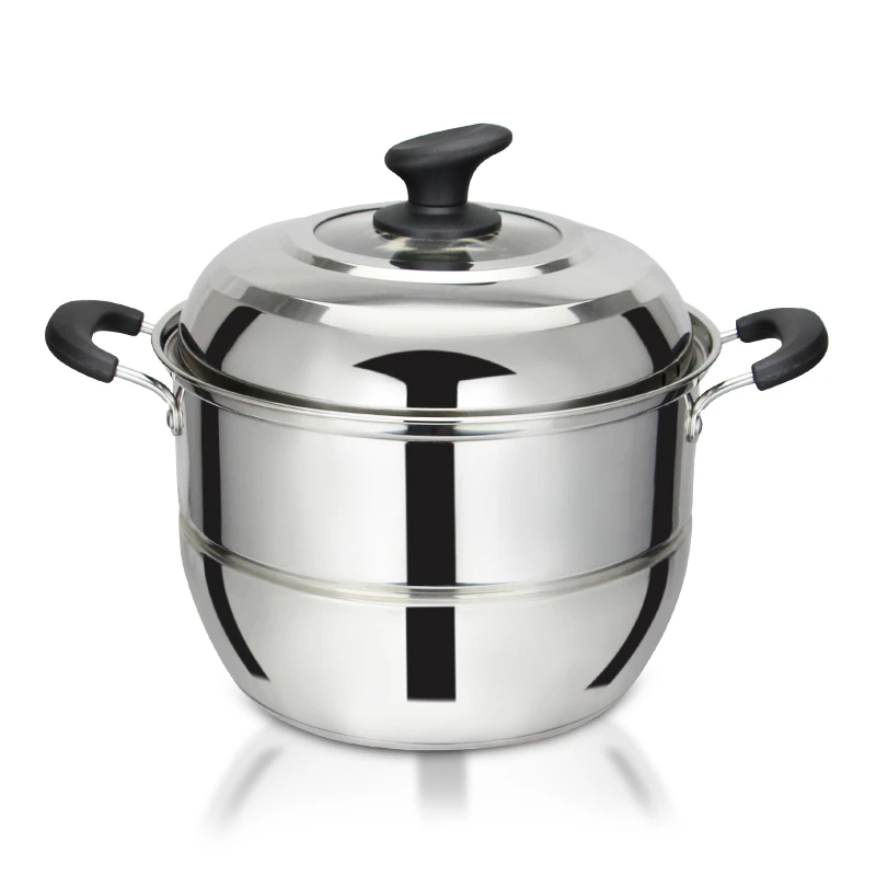 Induction Ready Stainless Steel Steam Pot Food Steamer