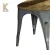 Import Industrial chair with wooden top from India