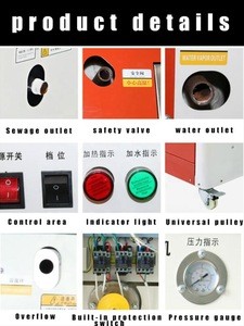Industrial high pressure and steam washing cleaner