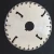 Industrial thin-kerf multi-rip circular saw blades with rakers
