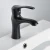 Import Innovative products single handle chrome basin sink mixer tap black wash basin faucet from China