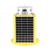 Integrated solar marine lighting flash signal with optional remote control function