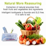 INTELLIGENT Saliva Enzymes Dental Hygiene Oral Clean Care Toothpaste Toothbrush Travel Kit
