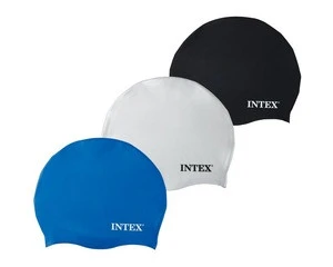 INTEX 55991 8+ years Silicone Swim Cap 3 colors