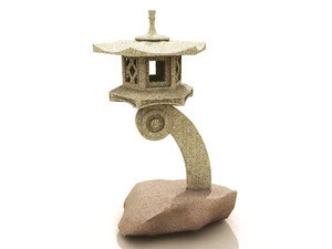 Japanese Style Granite Stone Lantern In Garden, customized Stone Lamp, Garden Ornaments Lamp