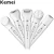 Import Kemei KM-2199 5 In 1 Women Epilator Lady Facial Hair Remover Lady Shaver Wool Device Electric Callus Remover For Bikini from China