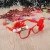 Import Kids Adult Christmas hat glass Eyeglass Costume Eye Frame Party Decor Gift Novelty Ornament Costume Accessory from China
