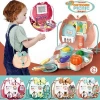 Kids Funny Outdoor Picnic Play Shoulder Bag Toy Nurse Doctor Role Play Toys for Children