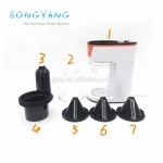 Kitchen eco-friendly electric spiral vegetables mandoline slicer salad master spinner tool maker food processor multifunction