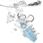 KONKA USB baby electric hair trimmer battery White baby hair trimmer IPX7 Waterproof R-angle ceramic steel razor