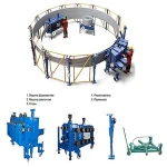 large capacity Spiral lipp silo pipe forming machine metal steel silo