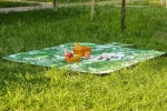 Large Enough Picnic Blanket Waterproof Backing Travel Picnic Rug Mat for Outdoors, Beach, Camping