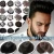 Import large in store Thin skin pu V-looped 0.02mm-0.03mm hair replacement black mens toupee men toupees from China