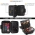 Import Large Makeup Case 3 Layers Makeup Bag Organizer Waterproof Travel Cosmetic Case Box Portable Train Cases for Cosmetics Black from China