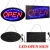 Import Larger LED Open Sign 23x14 inches Brighter&Larger Advertising Board Electric Lighted Display Flashing or Steady Mode- Light from China