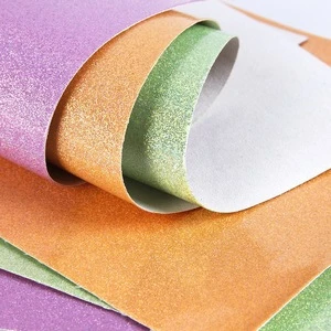 Laser Glitter Faux Vinyl Fabric Synthetic Leather Sheets57258