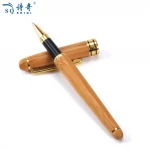 Laser logo ecological bamboo wood promotion roller pen