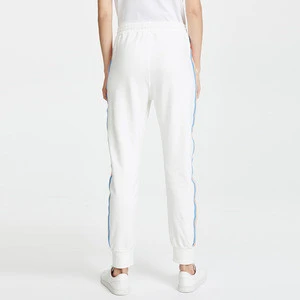 Latest design adults sweat track pants with stripe