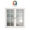 Latest Design Casement Window Glass Commercial Wood Window with Exterior Aluminum cladding Outswing Casement Windows And Door