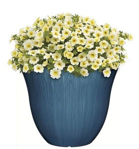 Latest design handmade fiberglass garden flower pots big outdoor planter for floor balcony decor