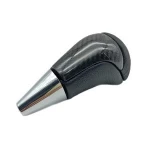 Leather+Carbon Car Gear Shift Knob With Logo For Toyota