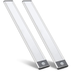 LED Closet Light USB Rechargeable Under Cabinet Light, Dimmable Wireless Stick-on Anywhere Motion Sensor Night Light Bar
