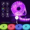 led strip light 5050 rgb waterproof  work with alexa and google home voice control RGBW wifi smart led strip lights