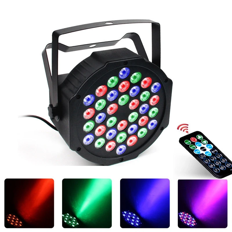 LEDs RGB Sound  Party Lights Live Concert DJ Uplighting Decorations Lights Flash Strobe Party Stage Laser Light Projector