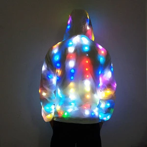 Lipan-Luminous stage performance led light dance costume Glowing Flashing Jacket