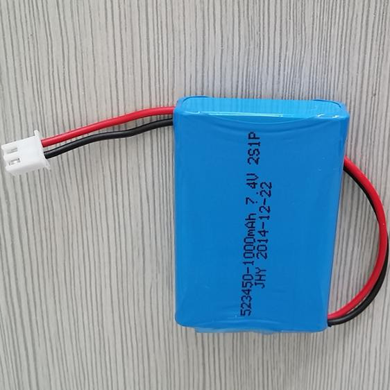 AFTERTECH 523450 1000 mAh 1 Ah 50 x 34 x 5,2 mm Celda polímero de Litio lipo 3,7 V 3,7 V Recargable con BMS y Conector JST PHR 02 M3D1