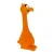 Import Long Neck Chicken Shape Pet Toy Natural Latex Chew Toy With Squeaker For Dogs Customized Logo from China