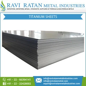 Low Cost Best Selling Titanium Sheets from Reliable Manufacturer in Bulk
