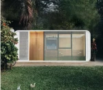 Low Cost Manufacturers Working Prefabricated House Apple High-End Office Portable 10ft 20ft Apple Home Pod Movable Apple Cabin