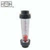 Low cost plastic water flow meter measurement (rotameter)