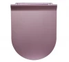 luxury bathroom accessories decorative elongated toilet cover with matte finished  duroplast