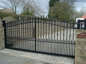 luxury Beautiful Residential Wrought Iron Gate Designs/Models/Wrought Iron Main Gates